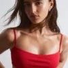 Top a fascia a costine per il Bikini
