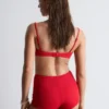 Shorts da bikini a vita alta