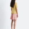 Top a maglia a coste
