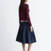 Top a maniche lunghe in cotone
