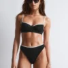 Slip bikini a vita alta