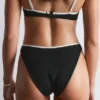 Slip bikini a vita alta