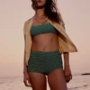 Slip bikini a vita alta