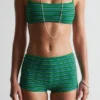Slip bikini a vita alta