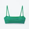 Top bikini a righe