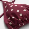 Top bikini a triangolo con scollo all’americana