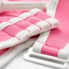 Top bikini con bordi a contrasto