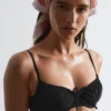 Top bikini con ferretto e fiocco