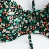 Top bikini con ferretto e fiocco