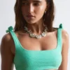 Top bikini con fiocco