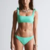 Top bikini con fiocco