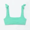 Top bikini con fiocco