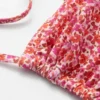 Top bikini con ruches