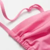 Top bikini con ruches