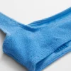 Top bikini con scollo quadrato testurizzato