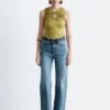 Top con scollo a goccia arricciato