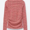 Top floreale con ruches