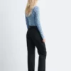 Top in jersey a maniche lunghe