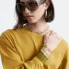 Top in jersey a maniche lunghe