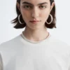 Top in jersey a maniche lunghe
