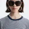 Top in jersey a maniche lunghe