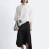 Top in jersey a maniche lunghe