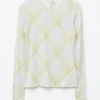 Top in jersey a maniche lunghe