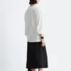 Top in jersey a maniche lunghe