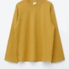 Top in jersey a maniche lunghe