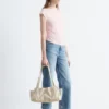 Top in jersey drappeggiato