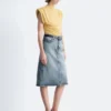 Top in jersey drappeggiato