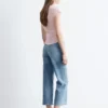 Top in jersey drappeggiato