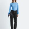 Top trasparente in maglia fine