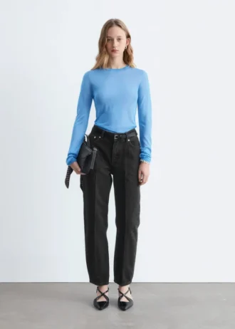 Top trasparente in maglia fine