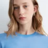 Top trasparente in maglia fine
