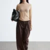 Top trasparente in maglia fine