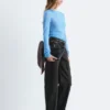 Top trasparente in maglia fine