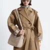Trench con cintura