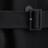 Trench in lana con cintura
