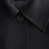 Trench in lana con cintura