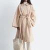 Trench oversize gessato