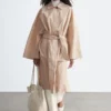 Trench oversize gessato