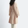 Trench oversize gessato