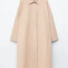 Trench oversize gessato